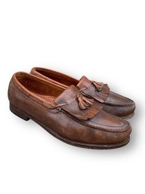 SAS Genuine Handsewn Slip On Kilte Tassel Loafers Cordovan Men's Size 11.5 USA